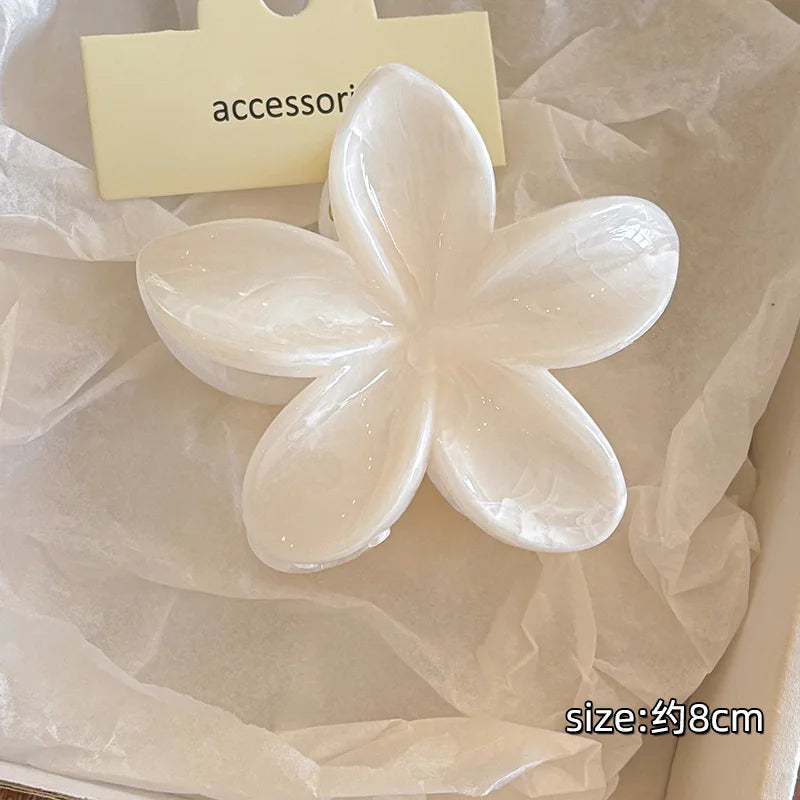 Pinces à cheveux pastel – Fleurs & design ondulé