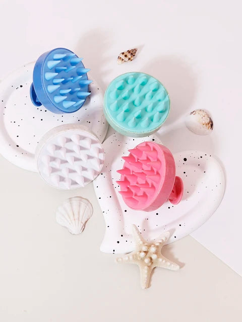 Brosse de Massage Cuir Chevelu – Douce et Stimulante