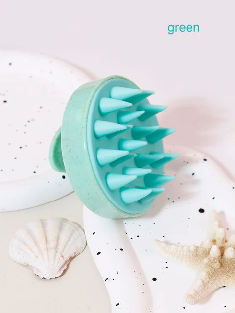 Brosse de Massage Cuir Chevelu – Douce et Stimulante