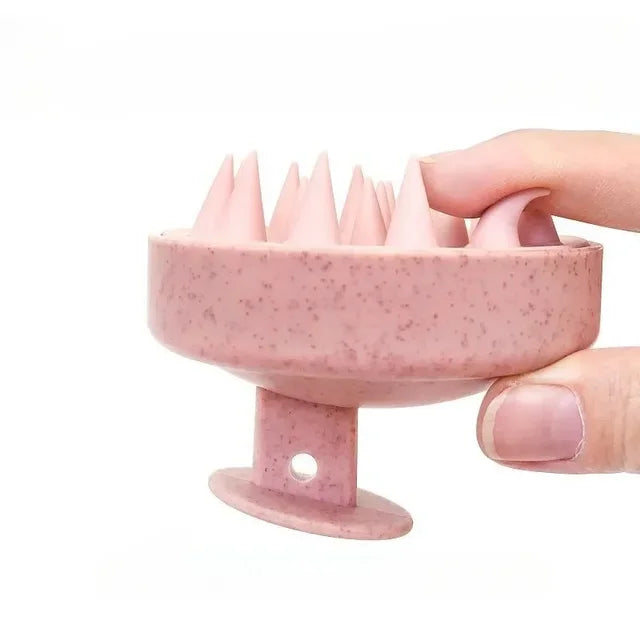 Brosse de Massage Cuir Chevelu – Douce et Stimulante