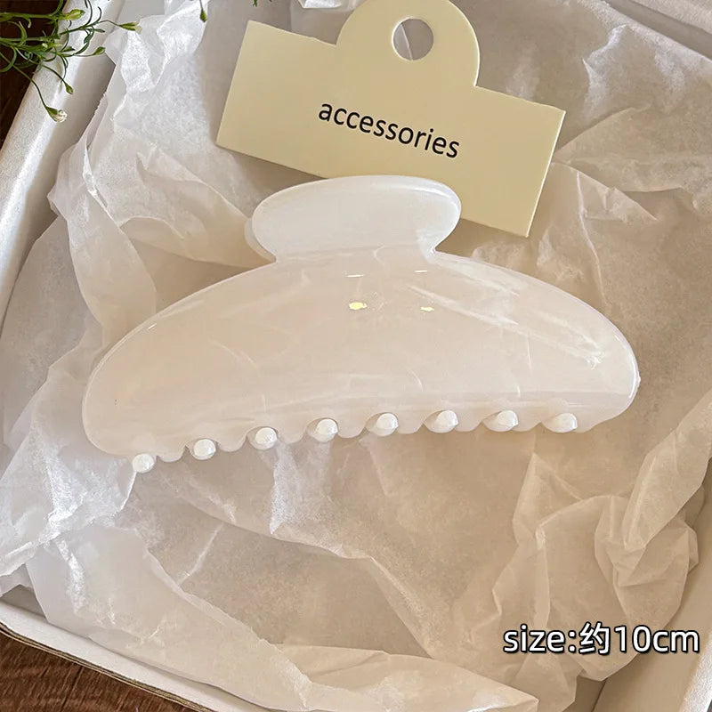 Pinces à cheveux pastel – Fleurs & design ondulé
