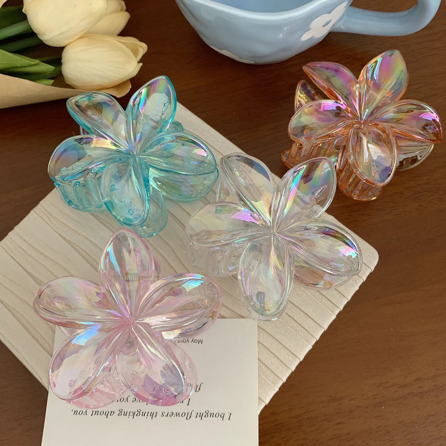 Pince Fleur Éclat Cristallin