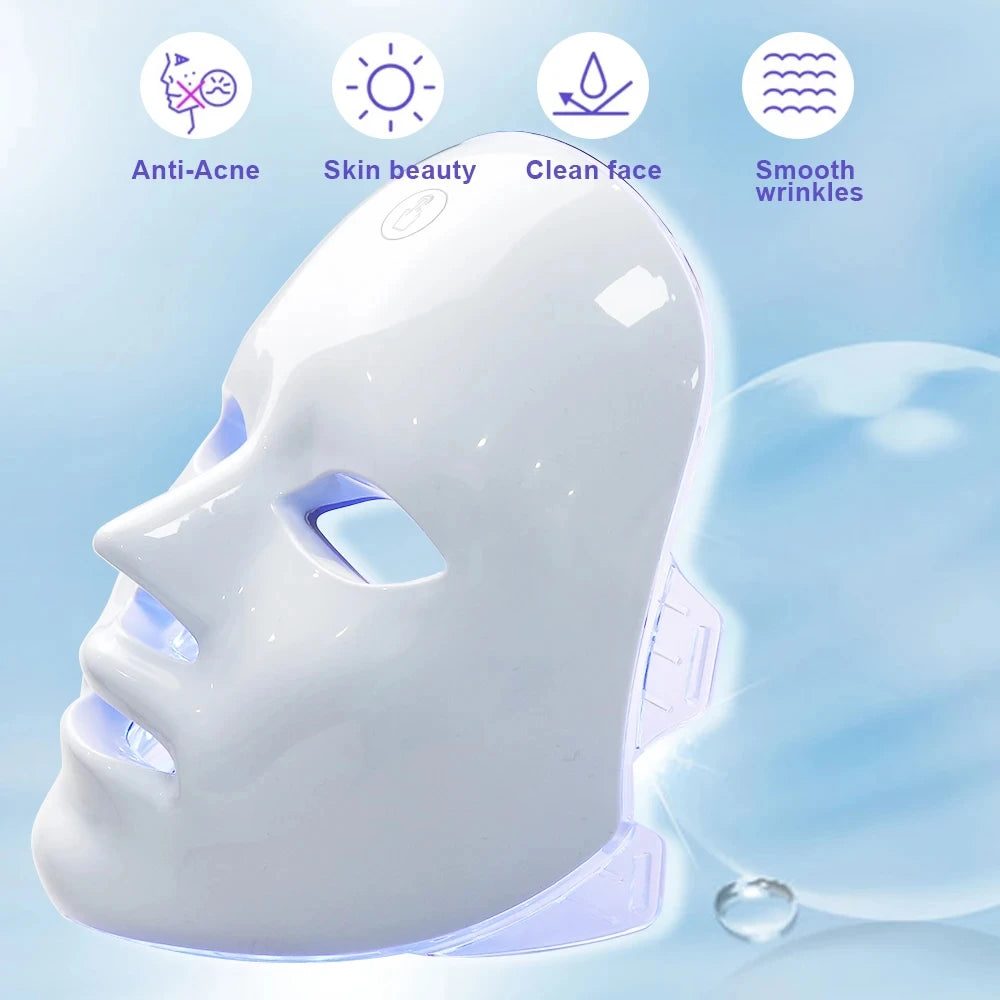 Masque LED Thérapie Lumière – 7 Couleurs