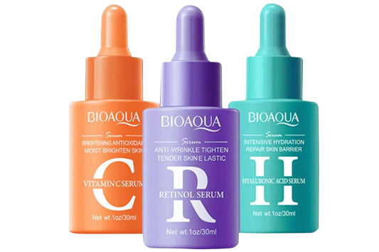 BIOAQUA – Sérum Visage 3-en-1 | Vitamine C, Rétinol et Acide Hyaluronique