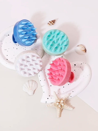 Brosse de Massage Cuir Chevelu – Douce et Stimulante