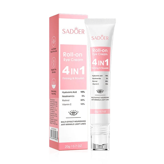 SADOER – Roll-on Eye Cream 4-en-1